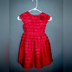 GEORGE Girls Red Dress - Size 7